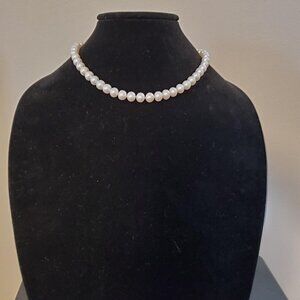 Japanese Pearl Necklace 17 inch 3 mm